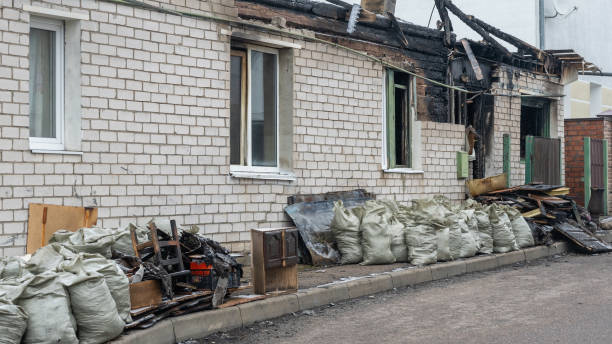 Professional Fire Damage Removal technician working in Croydon, PA